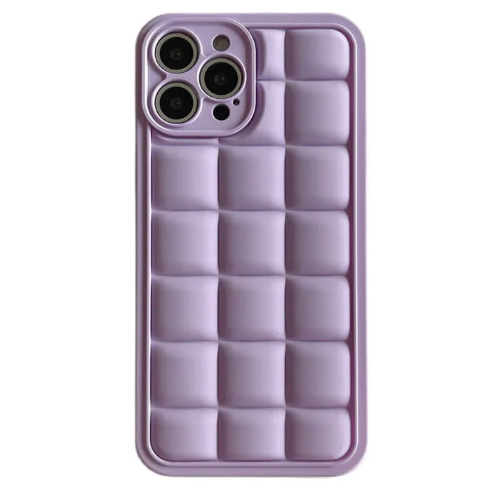 Purple Plaid iPhone Case — view 1 Purple Plaid iPhone Case — view 1