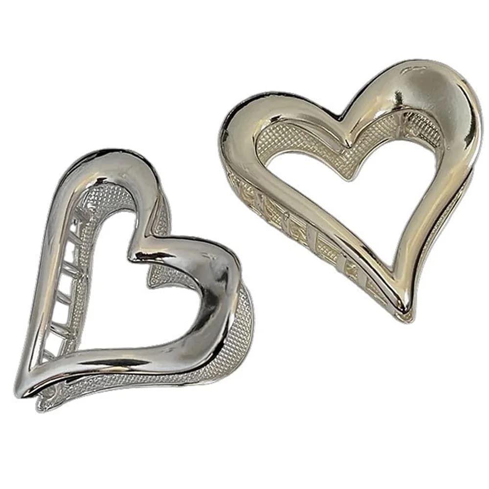 Heart Shaped Hair Claw — view 1 Heart Shaped Hair Claw — view 1