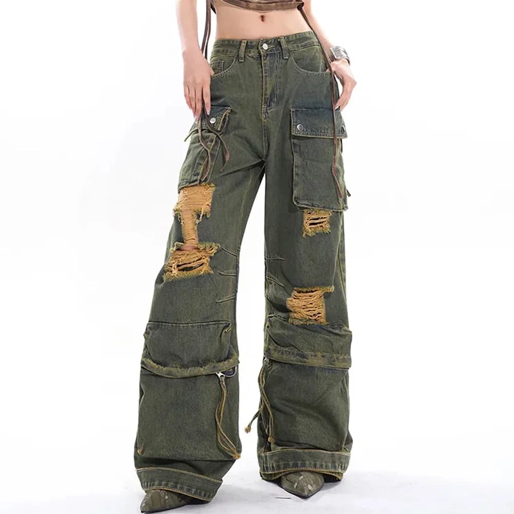 Itz No Big Deal Cargo Jeans — view 2 Itz No Big Deal Cargo Jeans — view 2