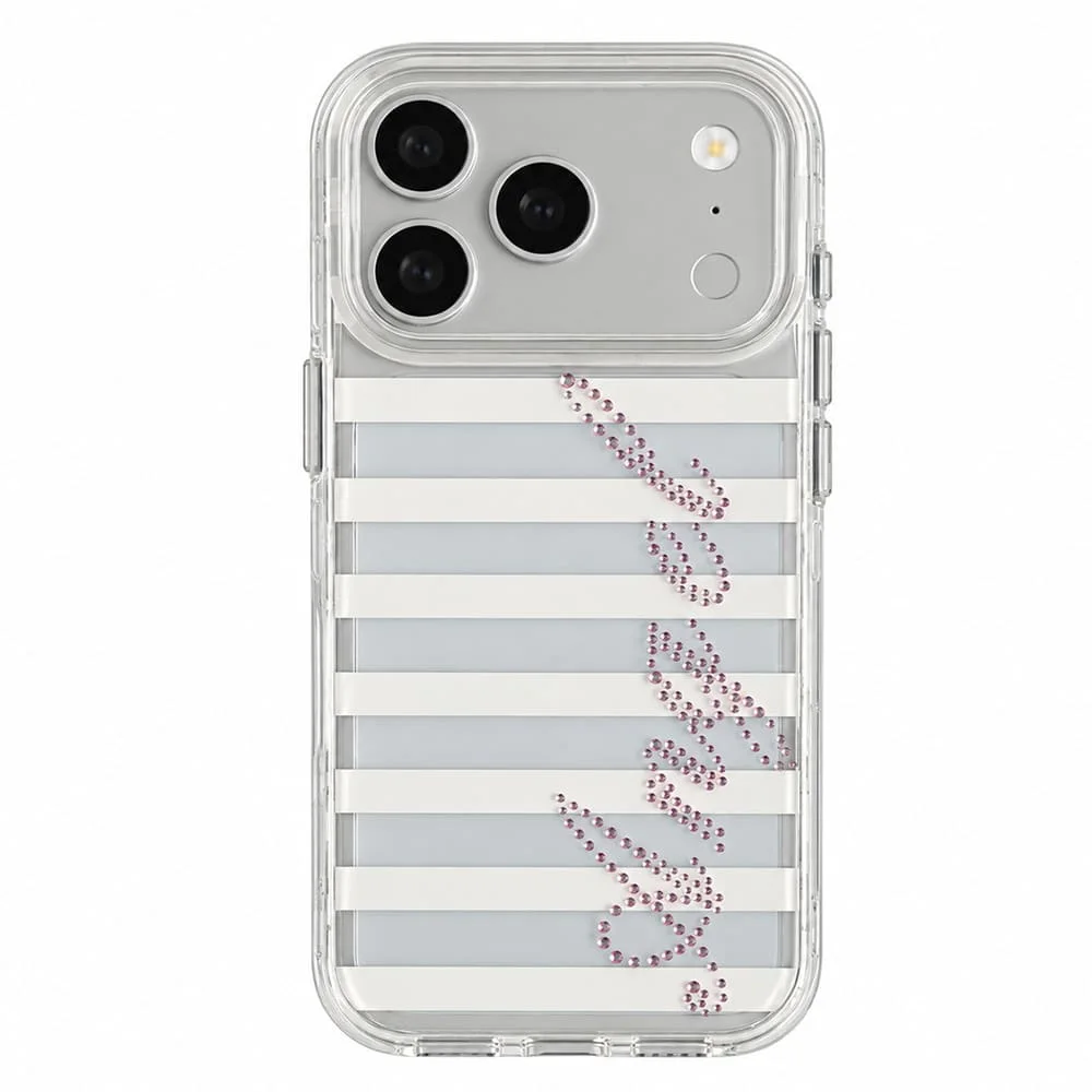 Angel Energy Rhinestone Y2K iPhone Case — view 1 Angel Energy Rhinestone Y2K iPhone Case — view 1