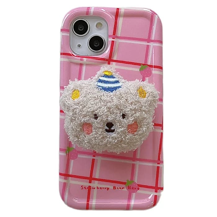 Fluffy Bear iPhone Case — view 1 Fluffy Bear iPhone Case — view 1