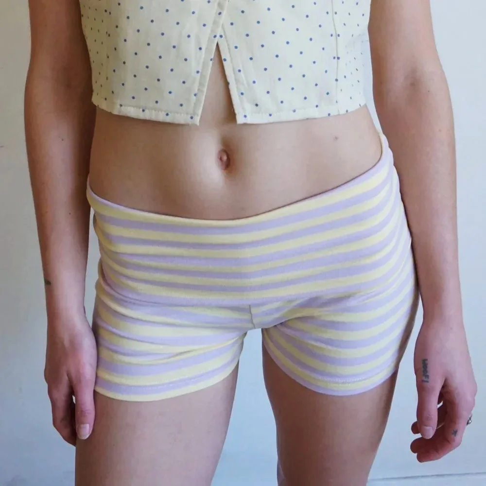Too Smart Stripe Shorts — view 2 Too Smart Stripe Shorts — view 2