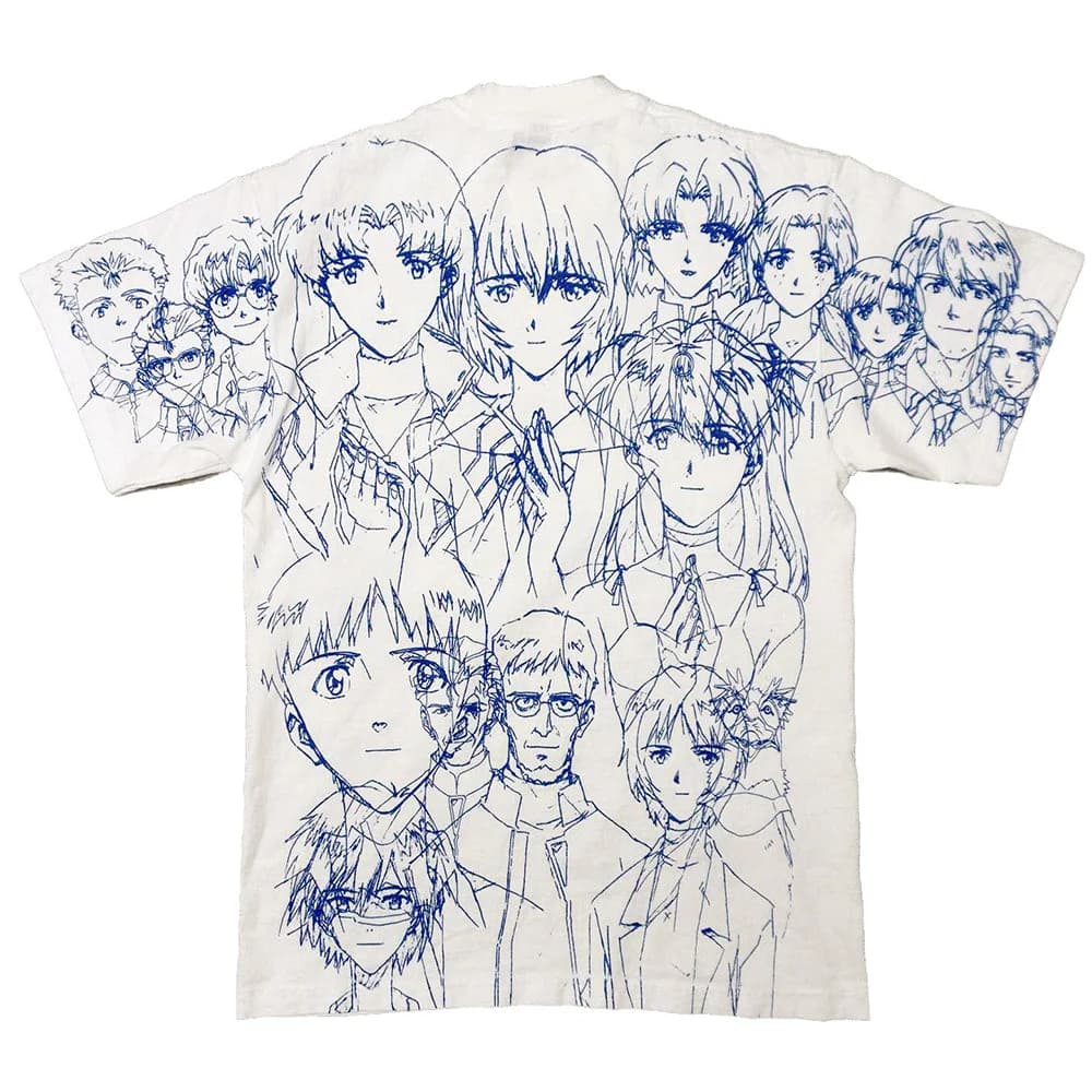 Sketch Anime Print T-Shirt — view 2 Sketch Anime Print T-Shirt — view 2