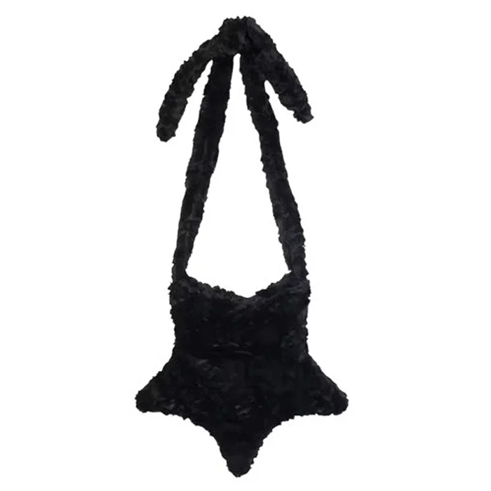 Pastel Star-Shaped Fuzzy Bag — view 2 Pastel Star-Shaped Fuzzy Bag — view 2