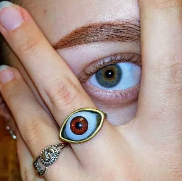 Weirdcore Eye Ring — view 3 Weirdcore Eye Ring — view 3