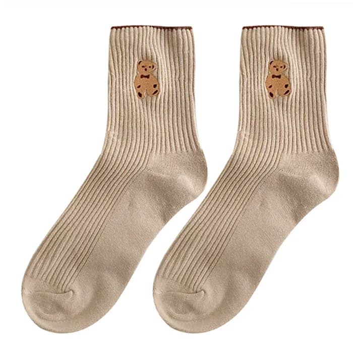 Grunge Bear Socks — view 1 Grunge Bear Socks — view 1