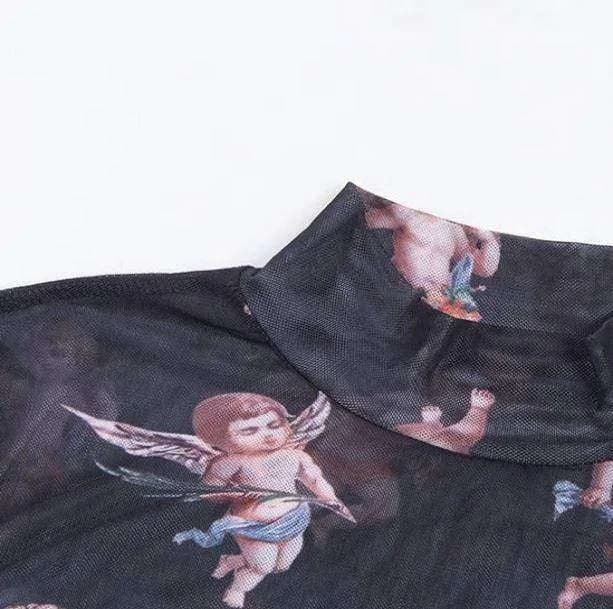 Black Angel Top — view 2 Black Angel Top — view 2