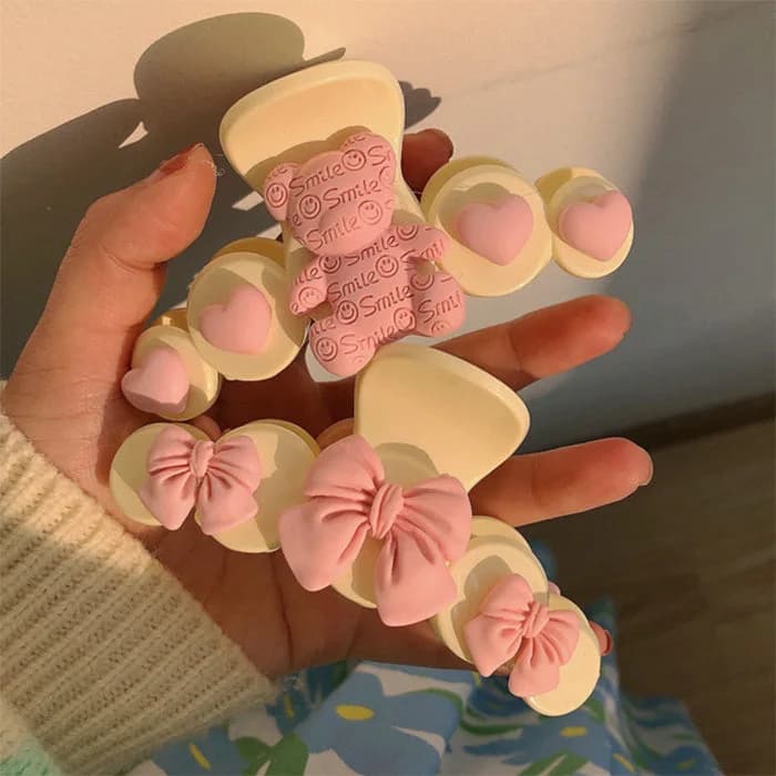 Soft Girl Bow Hair Claw — view 2 Soft Girl Bow Hair Claw — view 2