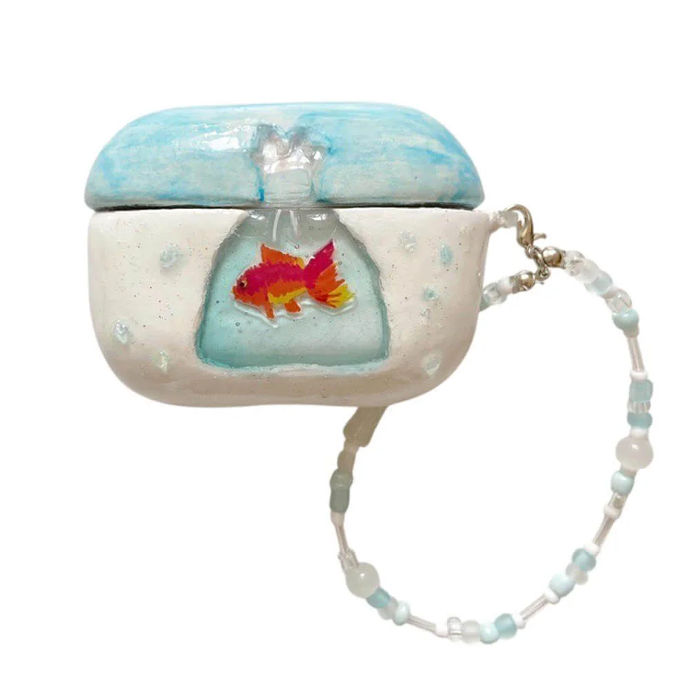 Goldfish Aesthetic AirPods Case — view 2 Goldfish Aesthetic AirPods Case — view 2