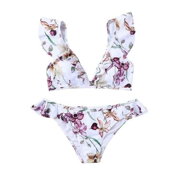 White Garden Swimsuit — view 1 White Garden Swimsuit — view 1