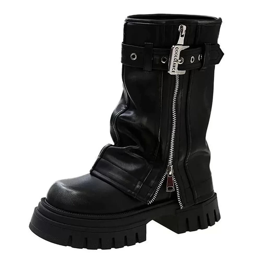 Forbidden Girlfriend Chunky Boots — view 2 Forbidden Girlfriend Chunky Boots — view 2