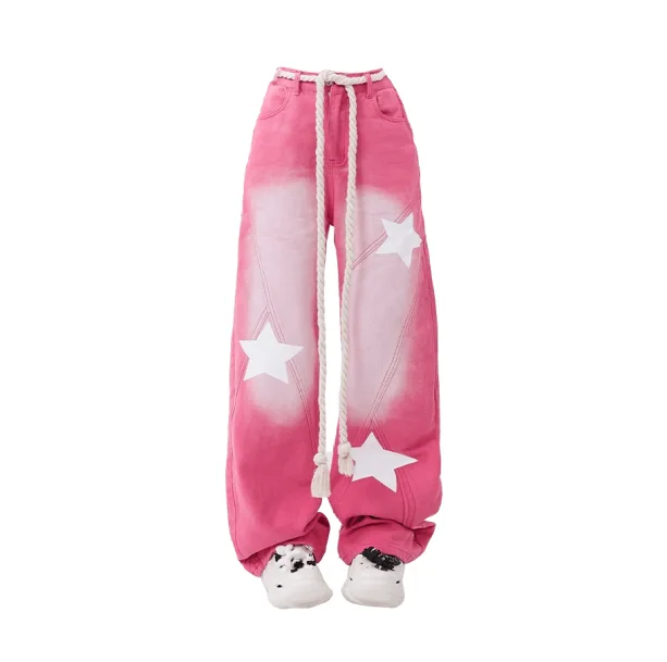 Y2K Pink Blush Jeans — view 1 Y2K Pink Blush Jeans — view 1