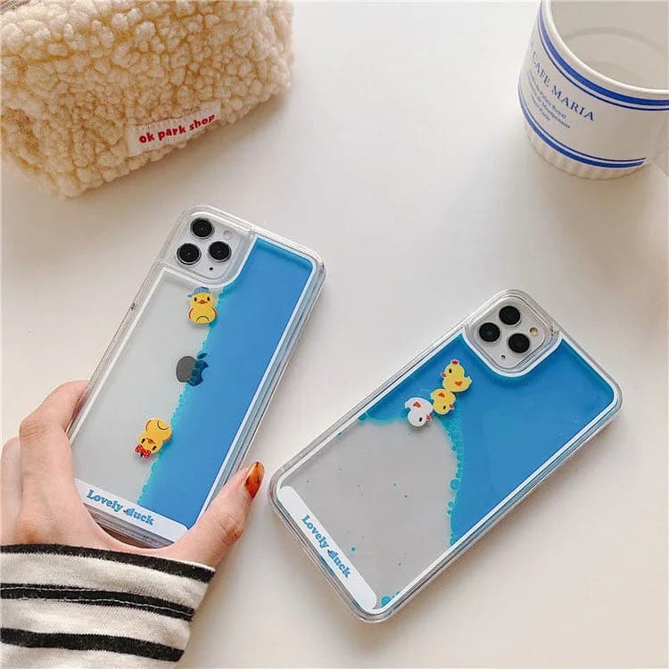 Floating Ducks Liquid iPhone Case — view 2 Floating Ducks Liquid iPhone Case — view 2