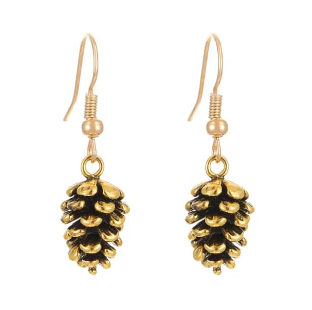 Pine Cone Earrings — view 1 Pine Cone Earrings — view 1