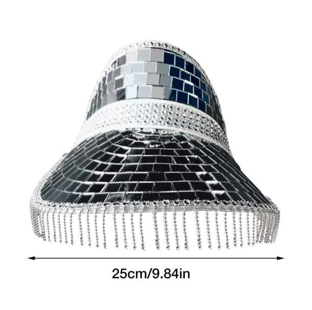 70s Disco Ball Hat — view 3 70s Disco Ball Hat — view 3