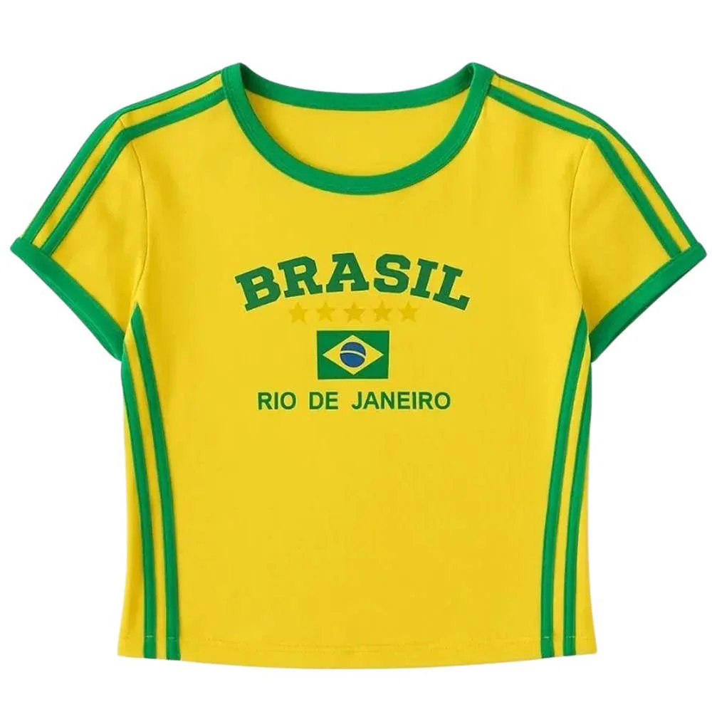 Brazil Rio de Janeiro Baby Tee — view 2 Brazil Rio de Janeiro Baby Tee — view 2