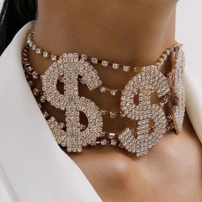 Made Of Money Choker — view 2 Made Of Money Choker — view 2