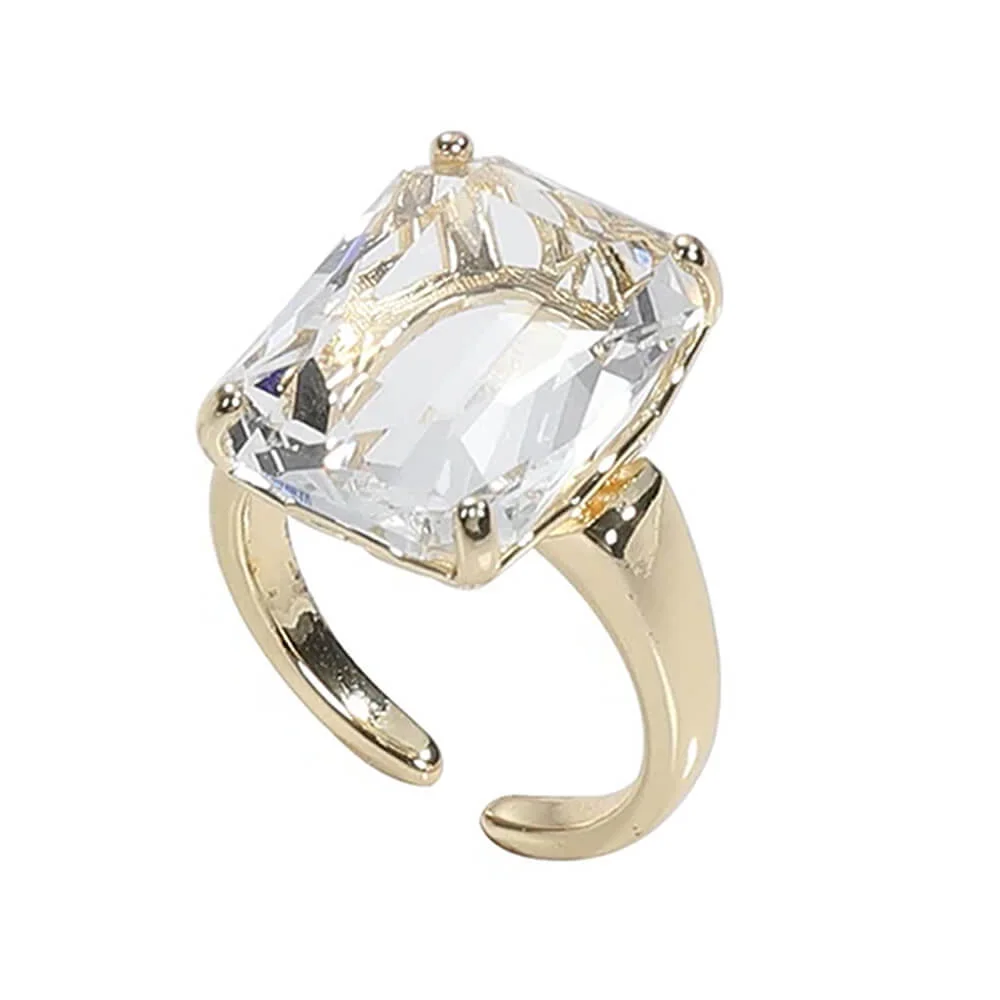 Old Money Crystal Statement Ring — view 1 Old Money Crystal Statement Ring — view 1