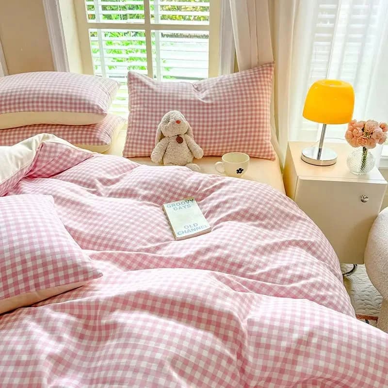 Cute Gingham Bedding Set — view 2 Cute Gingham Bedding Set — view 2