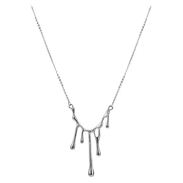 Water Drop Aesthetic Necklace — view 1 Water Drop Aesthetic Necklace — view 1