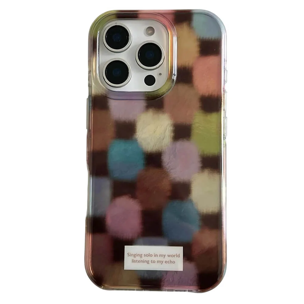 Grandma Aesthetic Patchwork iPhone Case — view 1 Grandma Aesthetic Patchwork iPhone Case — view 1