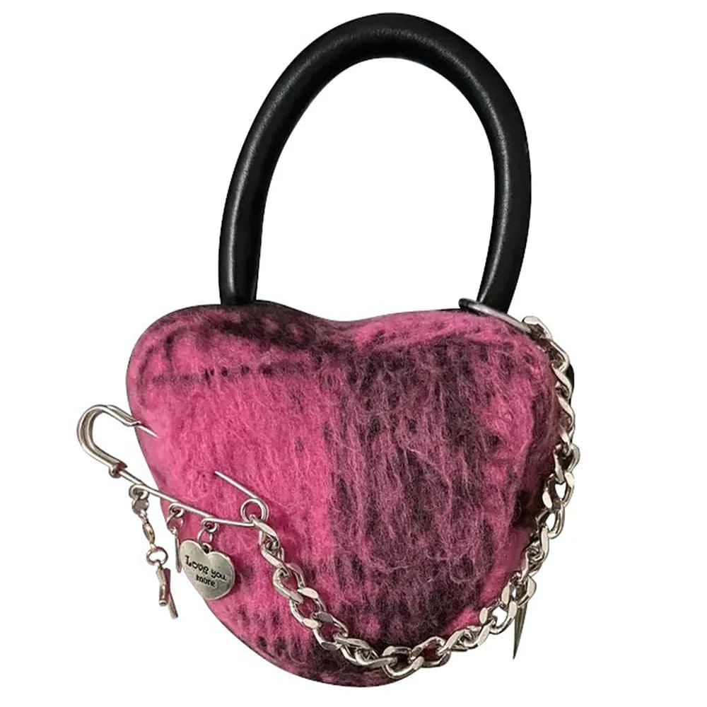 Emo Phase Heart-Shaped Bag — view 2 Emo Phase Heart-Shaped Bag — view 2