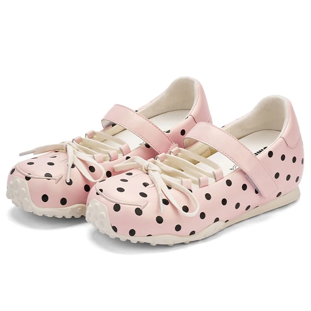 Cool Influence Polka Dot Strap Sandals — view 1 Cool Influence Polka Dot Strap Sandals — view 1
