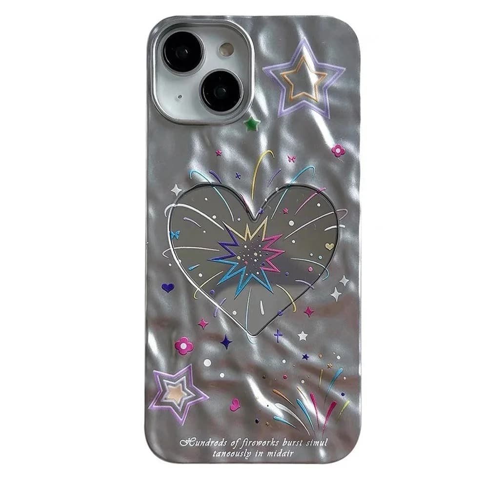 Heart Fireworks iPhone Case — view 1 Heart Fireworks iPhone Case — view 1