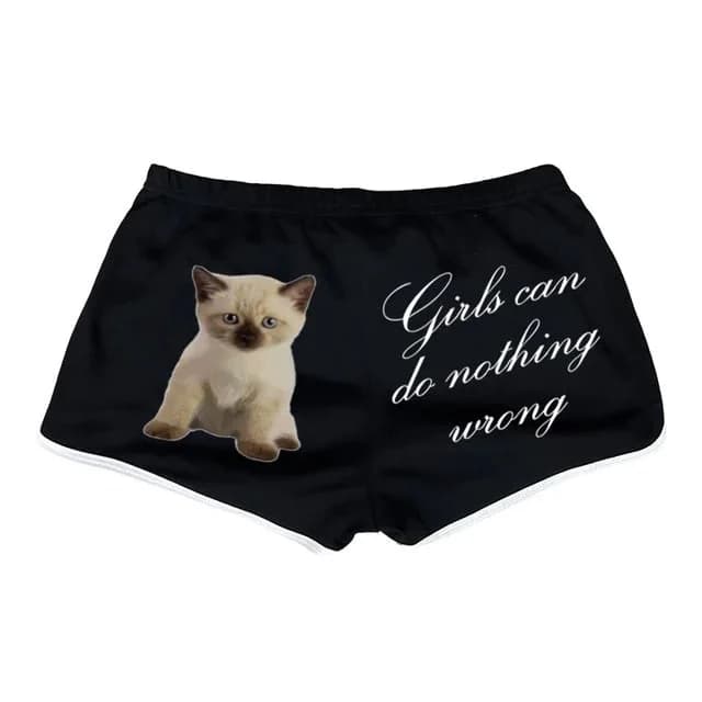 Girls Can Do Nothing Wrong Booty Shorts — view 1 Girls Can Do Nothing Wrong Booty Shorts — view 1