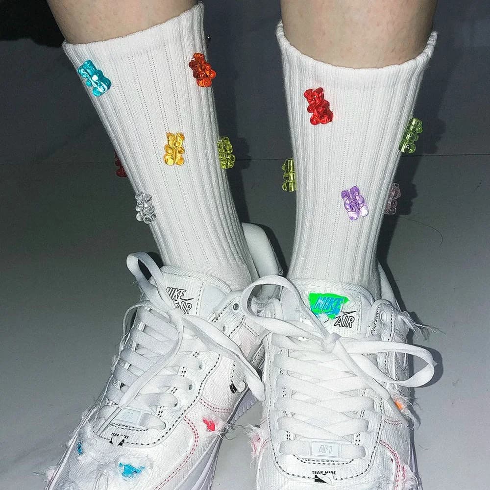 Gummy Bear Crew Socks — view 2 Gummy Bear Crew Socks — view 2