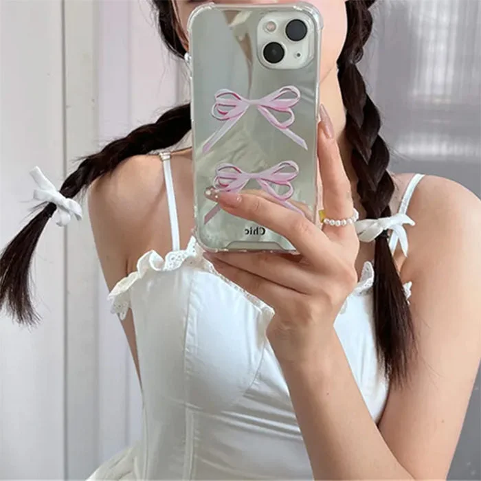 Coquette Bow IPhone Case — view 2 Coquette Bow IPhone Case — view 2