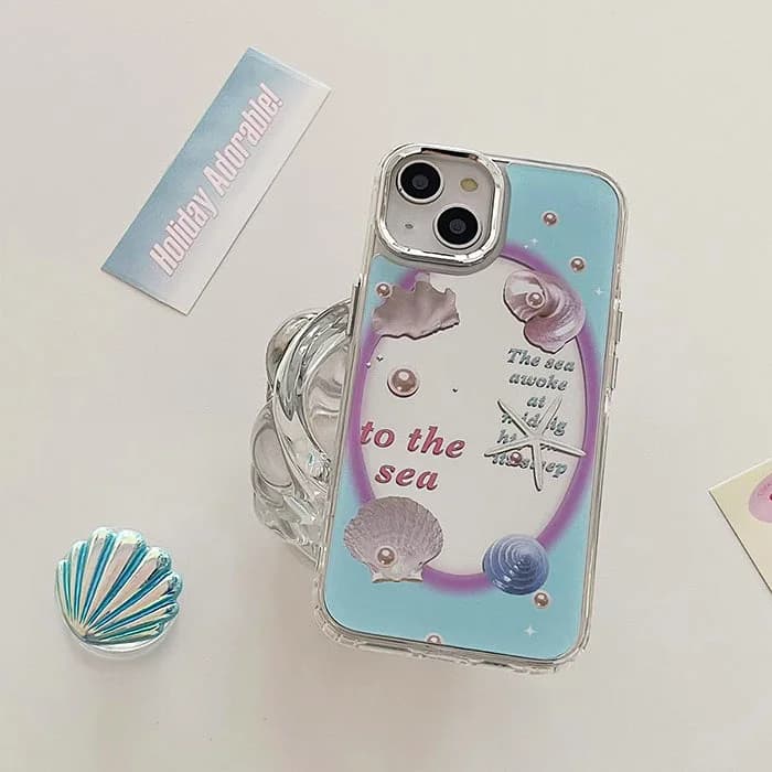 Pastel Shell iPhone Case — view 2 Pastel Shell iPhone Case — view 2