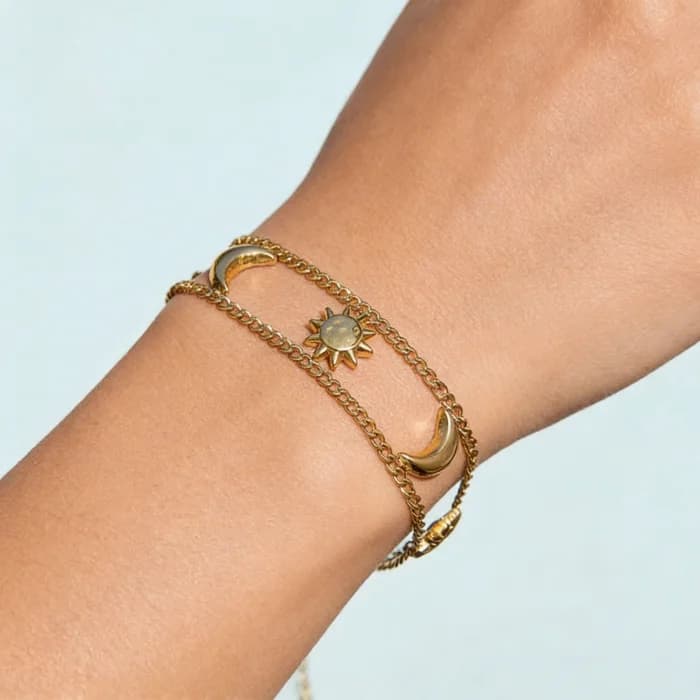 Sun & Moon Harmony Bracelet — view 2 Sun & Moon Harmony Bracelet — view 2
