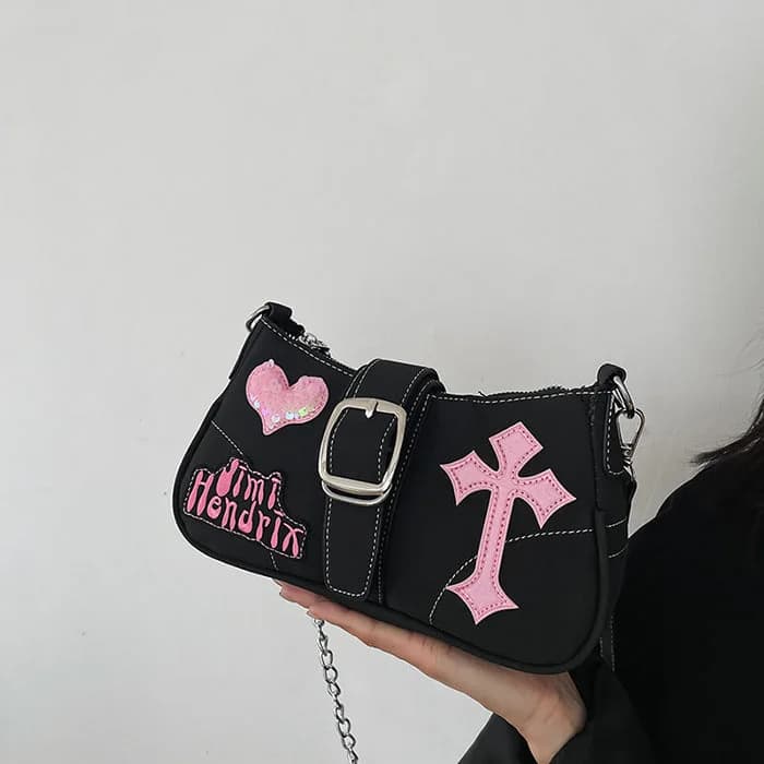 Emo Girl Baguette Bag — view 3 Emo Girl Baguette Bag — view 3