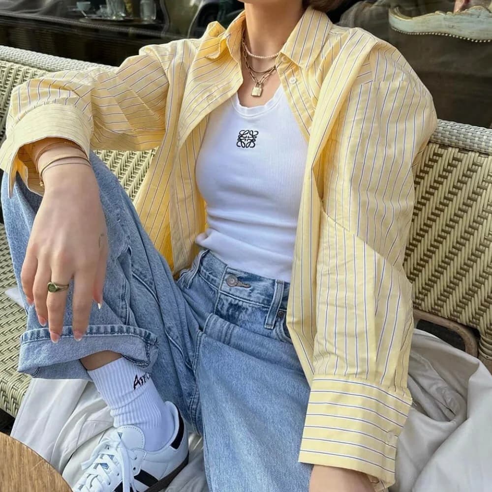 Easy Days Striped Shirt — view 1 Easy Days Striped Shirt — view 1