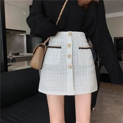 Vintage Button Skirt — view 2 Vintage Button Skirt — view 2