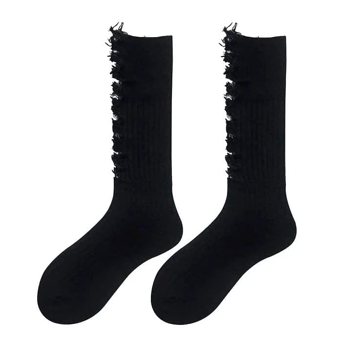 Grunge Distressed Socks — view 1 Grunge Distressed Socks — view 1