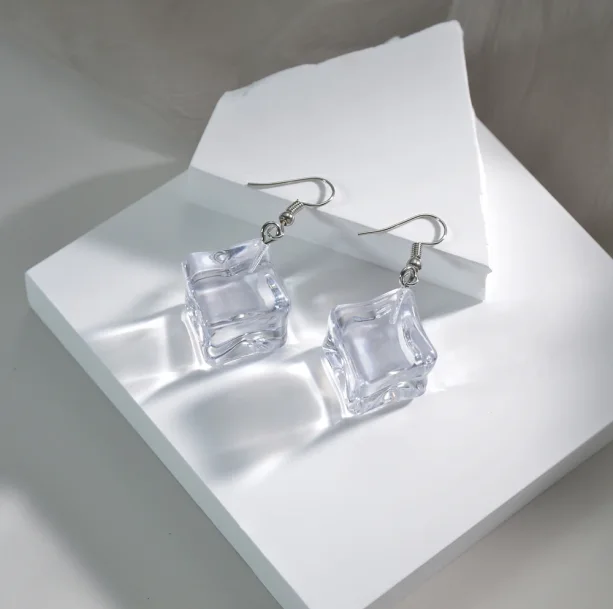 Ice Cube Earrings — view 2 Ice Cube Earrings — view 2
