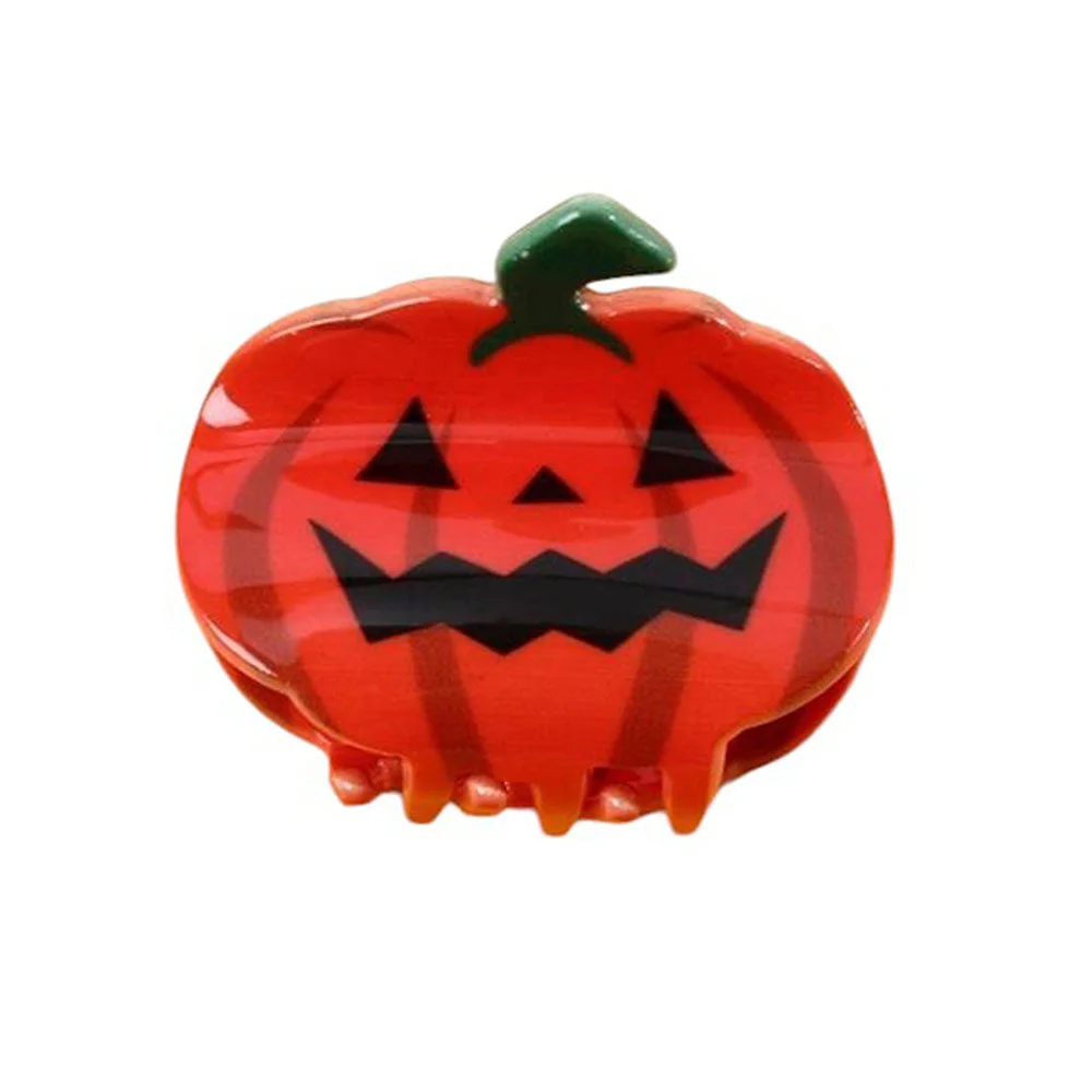 Halloween Pumpkin Hair Claw — view 1 Halloween Pumpkin Hair Claw — view 1