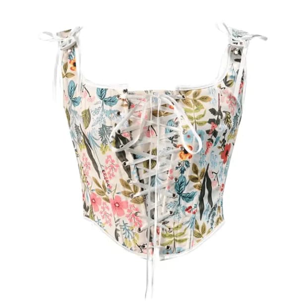 Cottagecore Corset Top — view 1 Cottagecore Corset Top — view 1