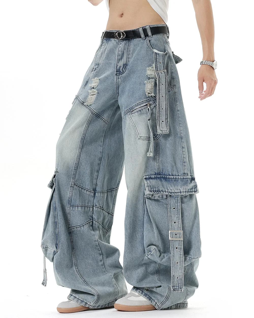 Like a Boy Cargo Jeans — view 2 Like a Boy Cargo Jeans — view 2