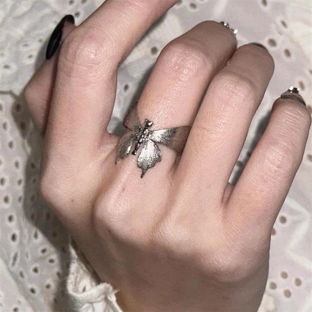 Fairycore Butterfly Ring — view 2 Fairycore Butterfly Ring — view 2