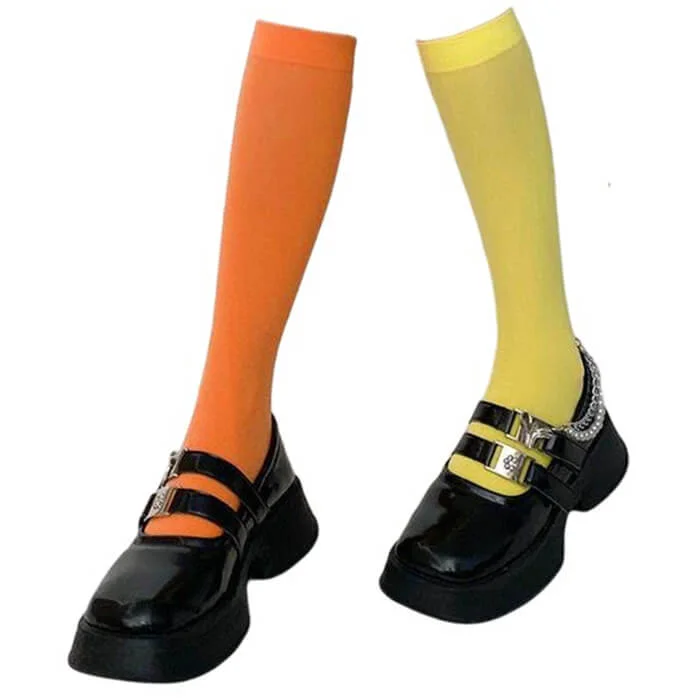 Color Pop Accent Basic Socks — view 1 Color Pop Accent Basic Socks — view 1