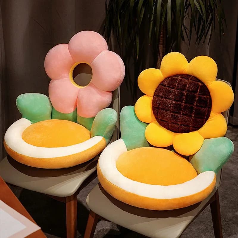 Floral Seat Cushion — view 1 Floral Seat Cushion — view 1