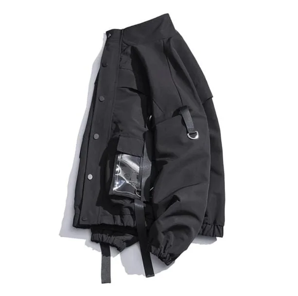 Jacket With See-Through Pockets — view 2 Jacket With See-Through Pockets — view 2