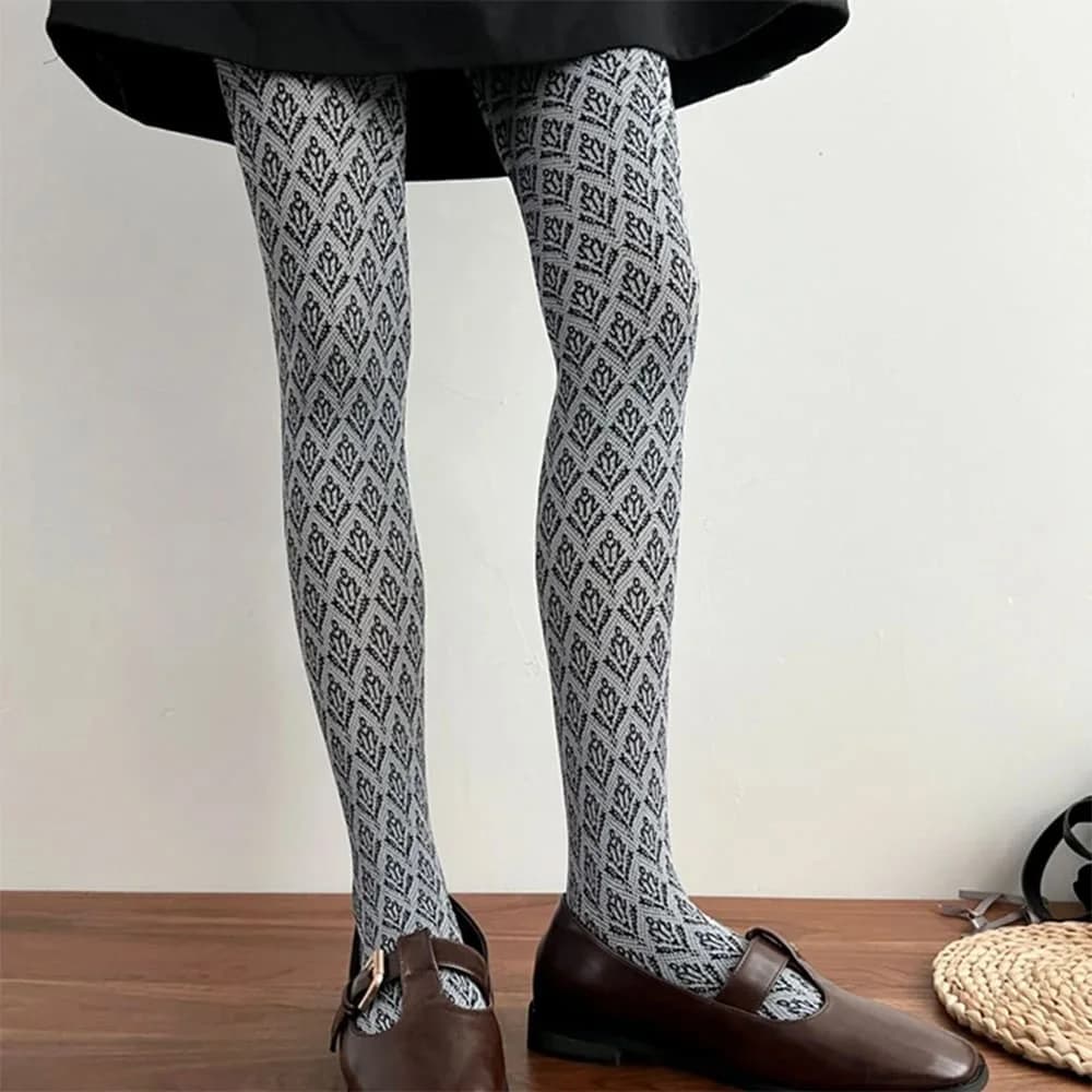 Grandmacore Aesthetic Tights — view 3 Grandmacore Aesthetic Tights — view 3