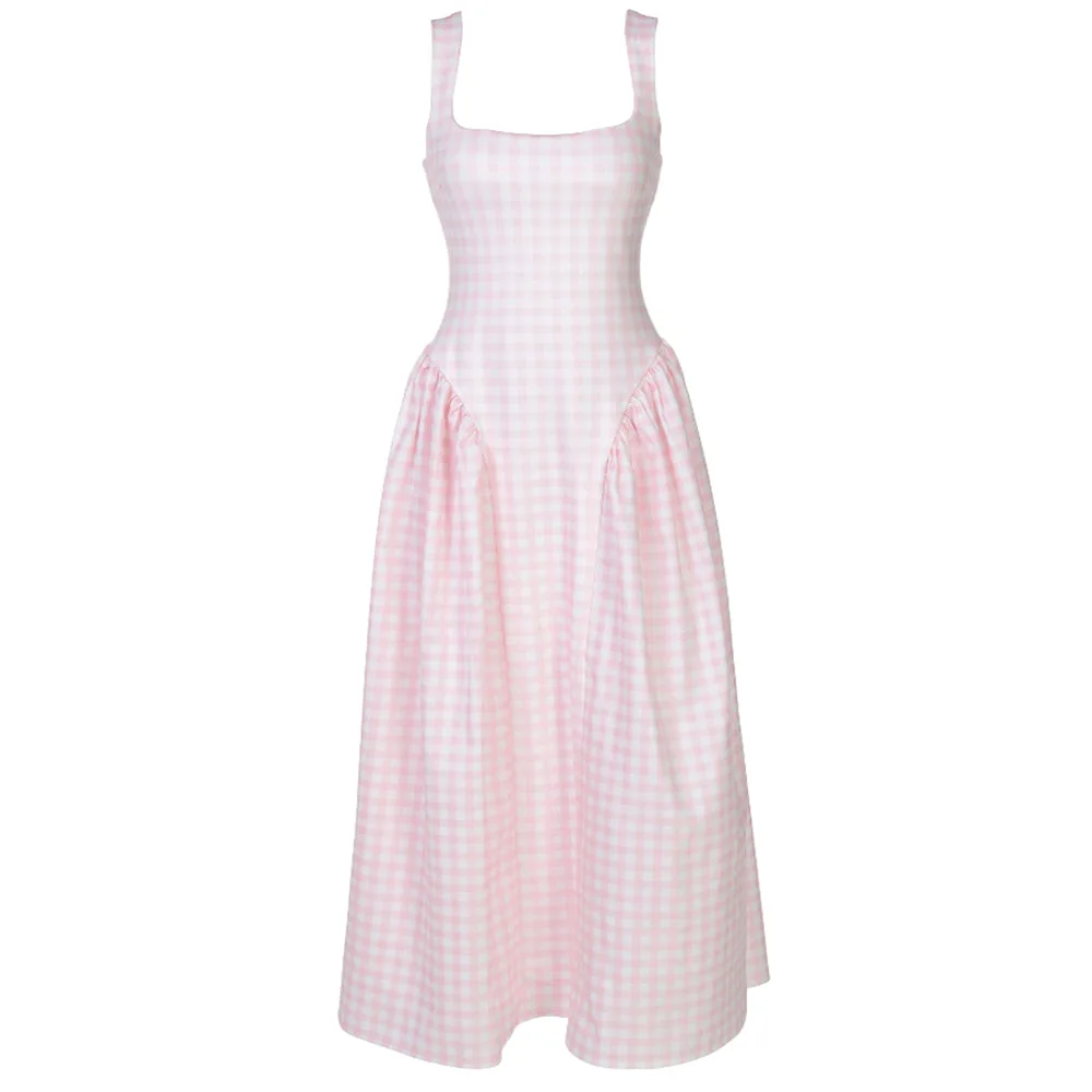 Cottagecore Picnic Gingham Dress — view 2 Cottagecore Picnic Gingham Dress — view 2