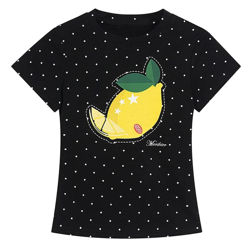 Polka Dot Fruit T-Shirt — view 2 Polka Dot Fruit T-Shirt — view 2