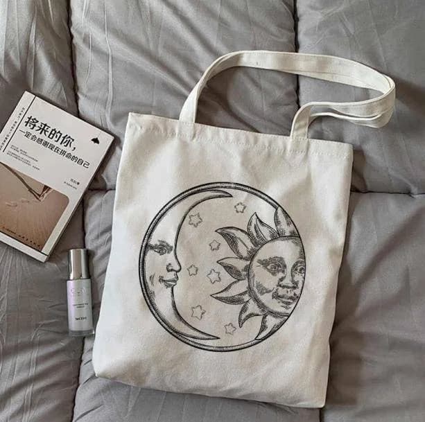 Sun And Moon Tote Bag — view 1 Sun And Moon Tote Bag — view 1