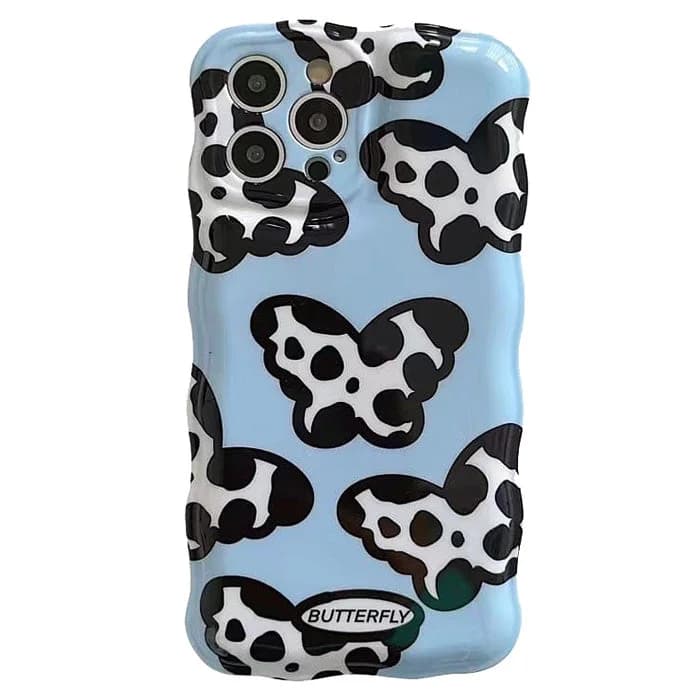 Cow Butterflies iPhone Case — view 1 Cow Butterflies iPhone Case — view 1
